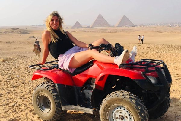 Desert Safari by Quad bike at the pyramids